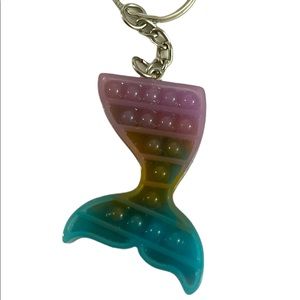 Mermaid Tail Keychain - Pop It